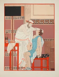 De medicijnen gebruikt in de neusgaten bij koorts, illustratie uit 